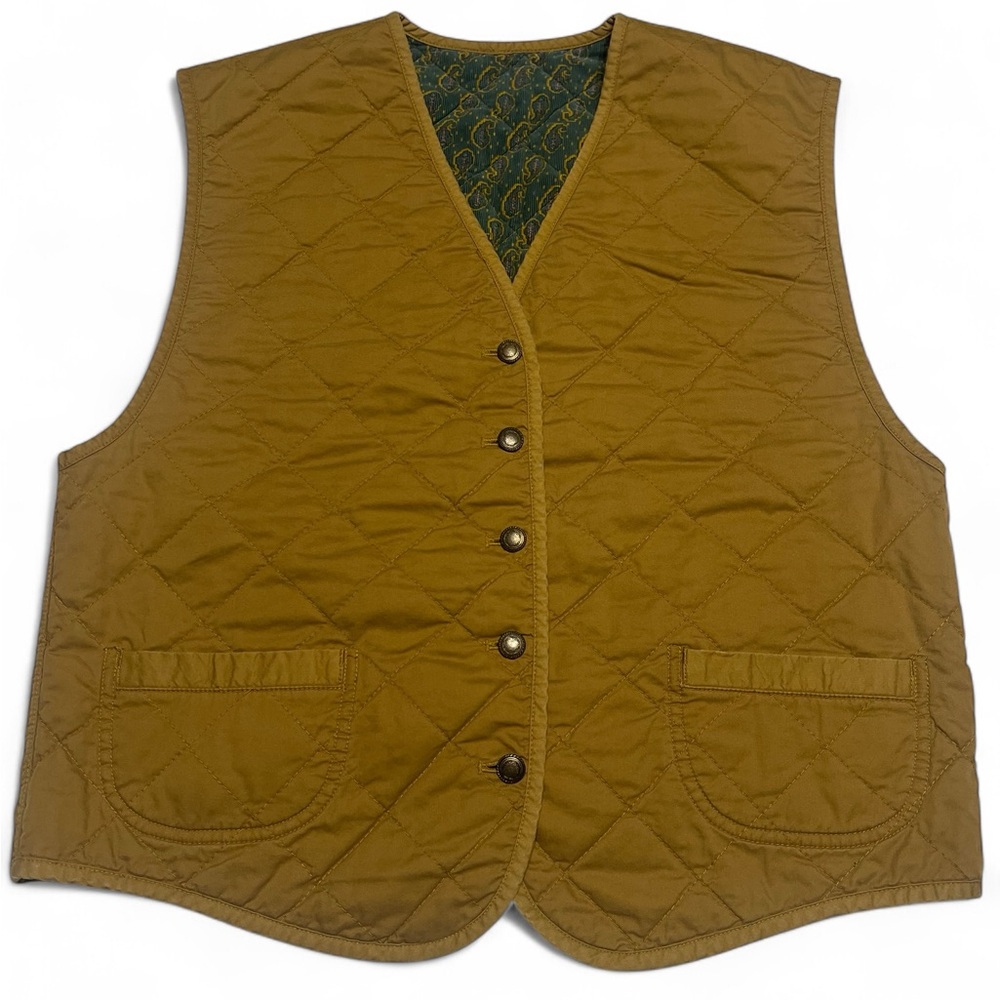 Quilted Vintage reversible vest
